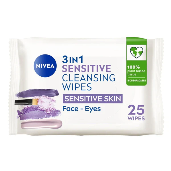 3 In 1 Sensitive Cleansing Skin Wipes