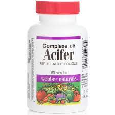 Acifer Complex iron & folic acid 60 Cap - Image 3