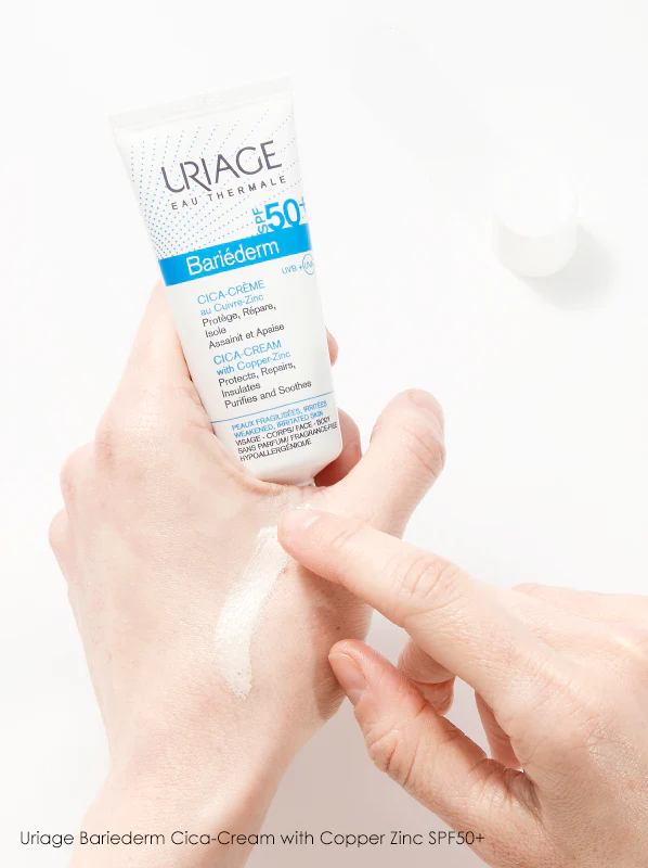 Bariéderm Cica-Cream with Copper-Zinc SPF50+  Weakened Irritated Skin - Image 3