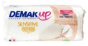 Demak up Sensitive  Cotton Makeup Oval Disks  48pcs - Image 3