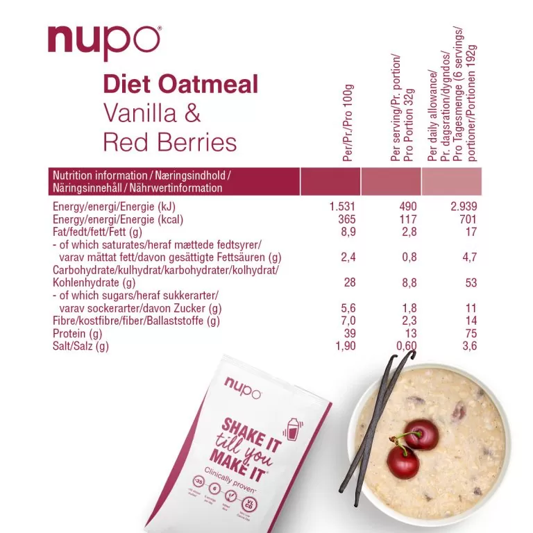 Diet Oatmeal Vanilla Red Berries - Image 3