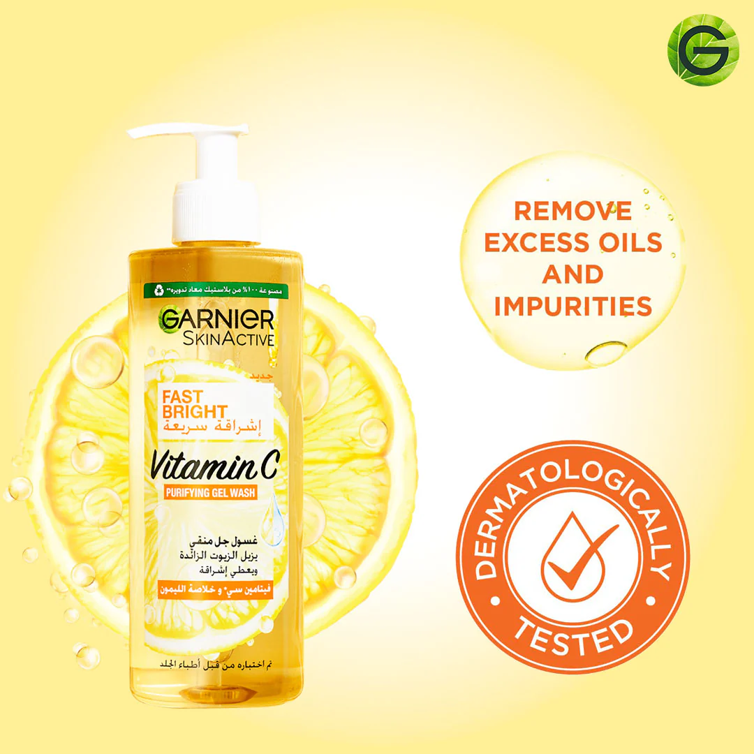 Fast Bright Vitamin C Brightening Purifying Face Gel Wash - Image 5