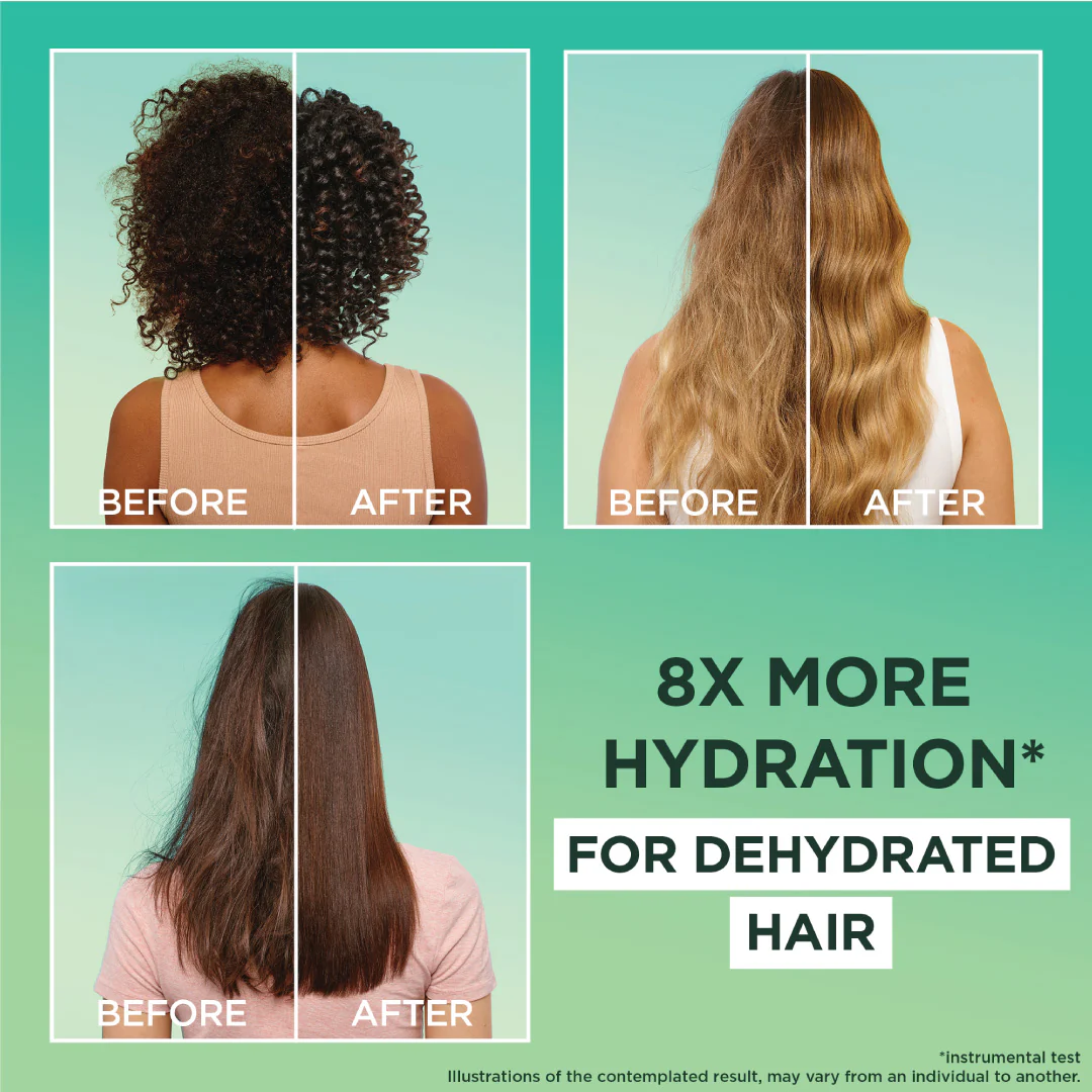 Garnier Ultra Doux Aloe Vera Vegan Hair Food 3in1 Mask for dehydrated hair, Boosted with Vitamins C, E & F  - Image 5