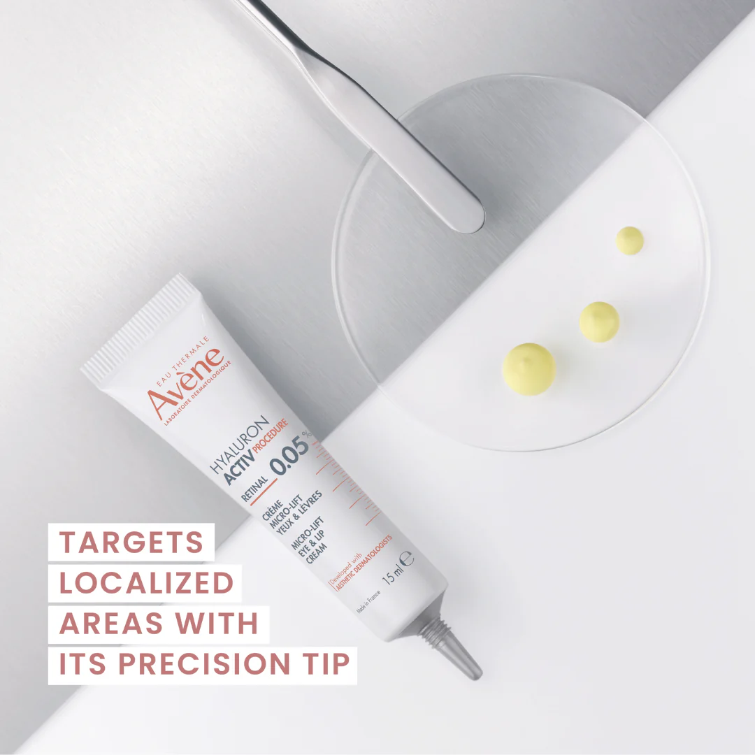 Hyaluron Activ Micro-Lift Eye & Lip Cream l 0.05% Retinal 3x more active than retinol - Image 2