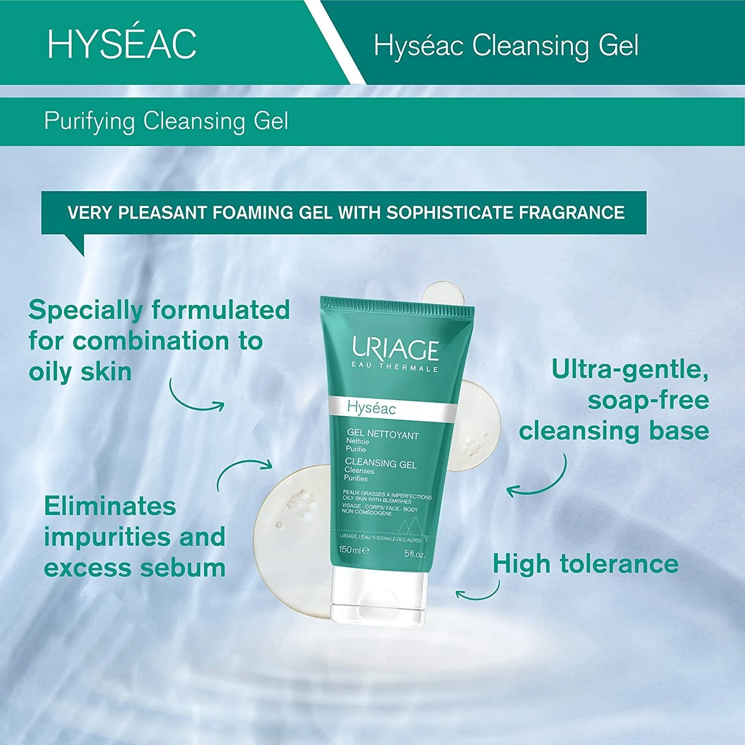 Hyséac Cleansing Cream  Skin Dried by Treatments - Image 2