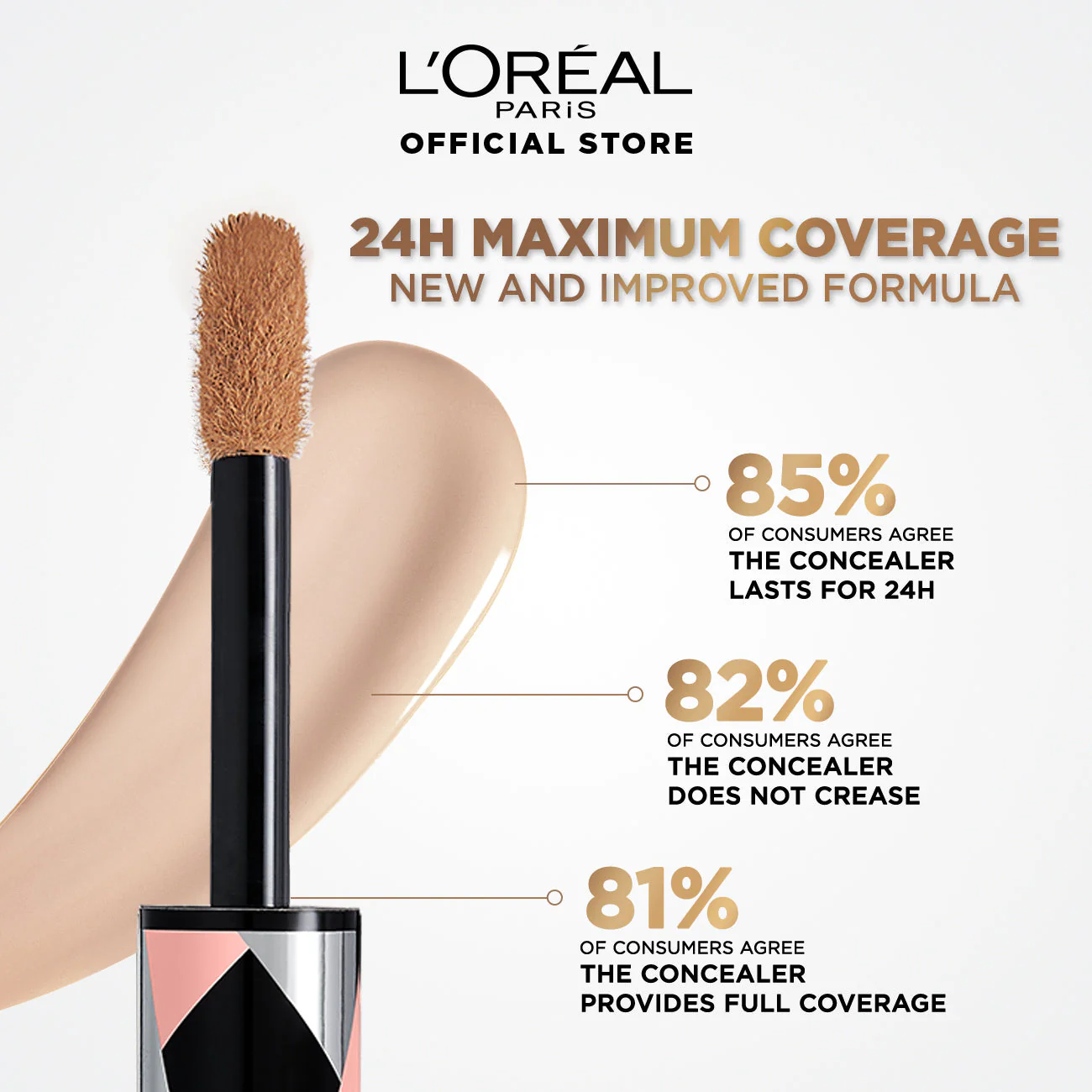 Infaillible Full Wear Waterproof Concealer Up To 24h Full Coverage-Flawless Matte Finish - Image 13