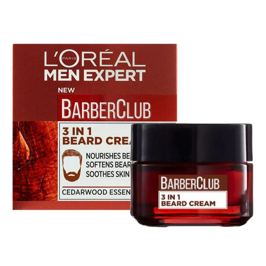 Men Expert Barber Club 3 in 1 Beard Cream