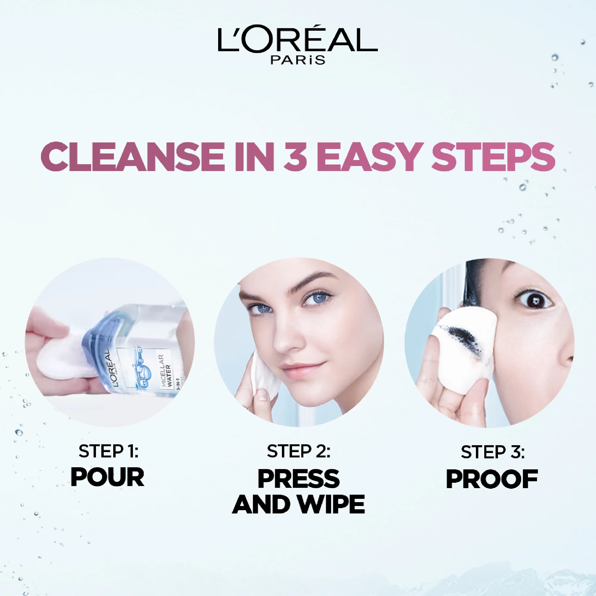 3-in-1 Refreshing and Moisturizing Micellar Water, Cleanse, Remove Makeup and Soothe, for Sensitive and Normal to Dry Skin - Image 5