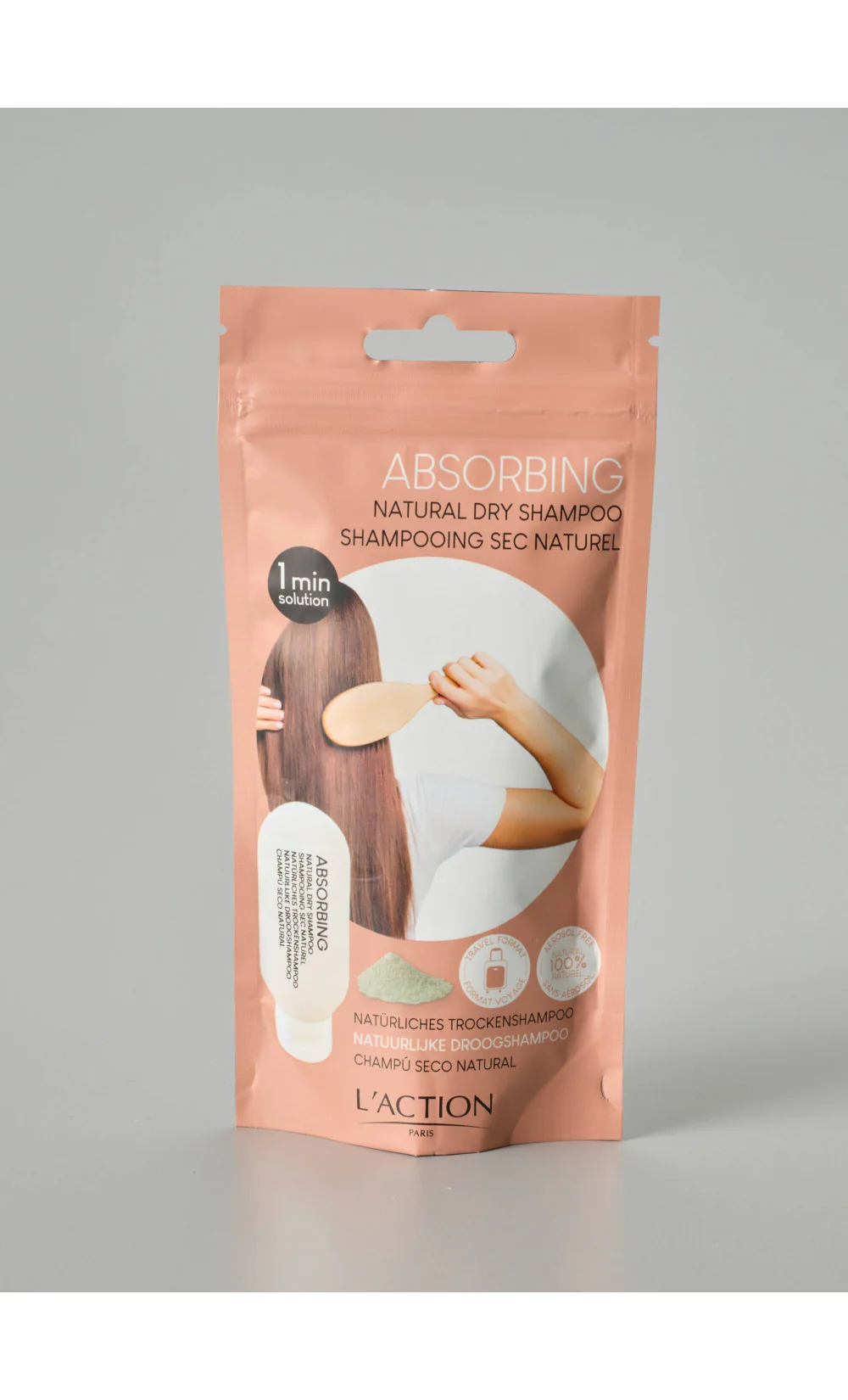 Natural Dry Shampoo Absorbs + Helps fight odors