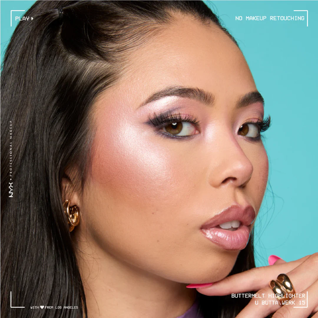 Buttermelt Highlighter, Powder Highlighter, 12 HR Wear, Fade & Transfer Resistant - Image 9