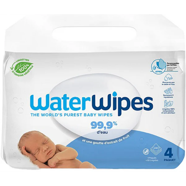 Original WaterWipes Unscented 99.9% Water Based Baby Wipes - Image 2