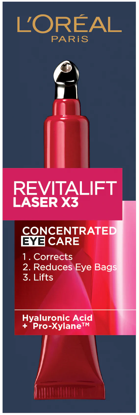 Revitalift Laser, Triple Action Anti-Aging Eye Cream, for Eye Contour Renewal, Eye Bags Depuffing, and Wrinkles Reduction, with Pro-Retinol - Image 3
