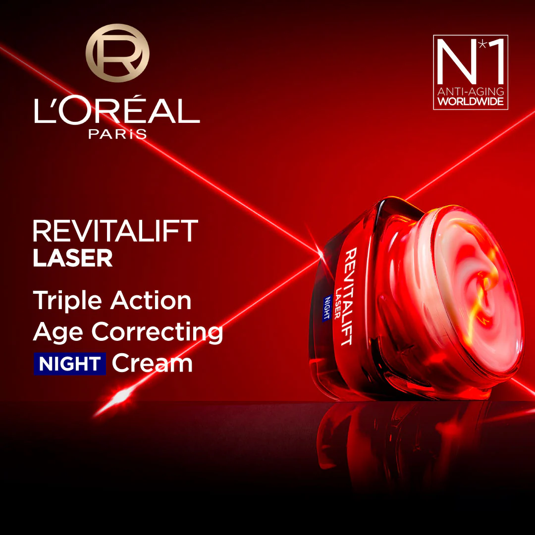 Revitalift Laser x3 Anti-Aging Moisturizing Night Cream, against Wrinkles and Signs of Aging, with Pro-Retinol - Image 2