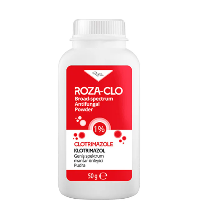 Roza-Clo Clotrimazole Anti-Fungal Powder 50 Gr
