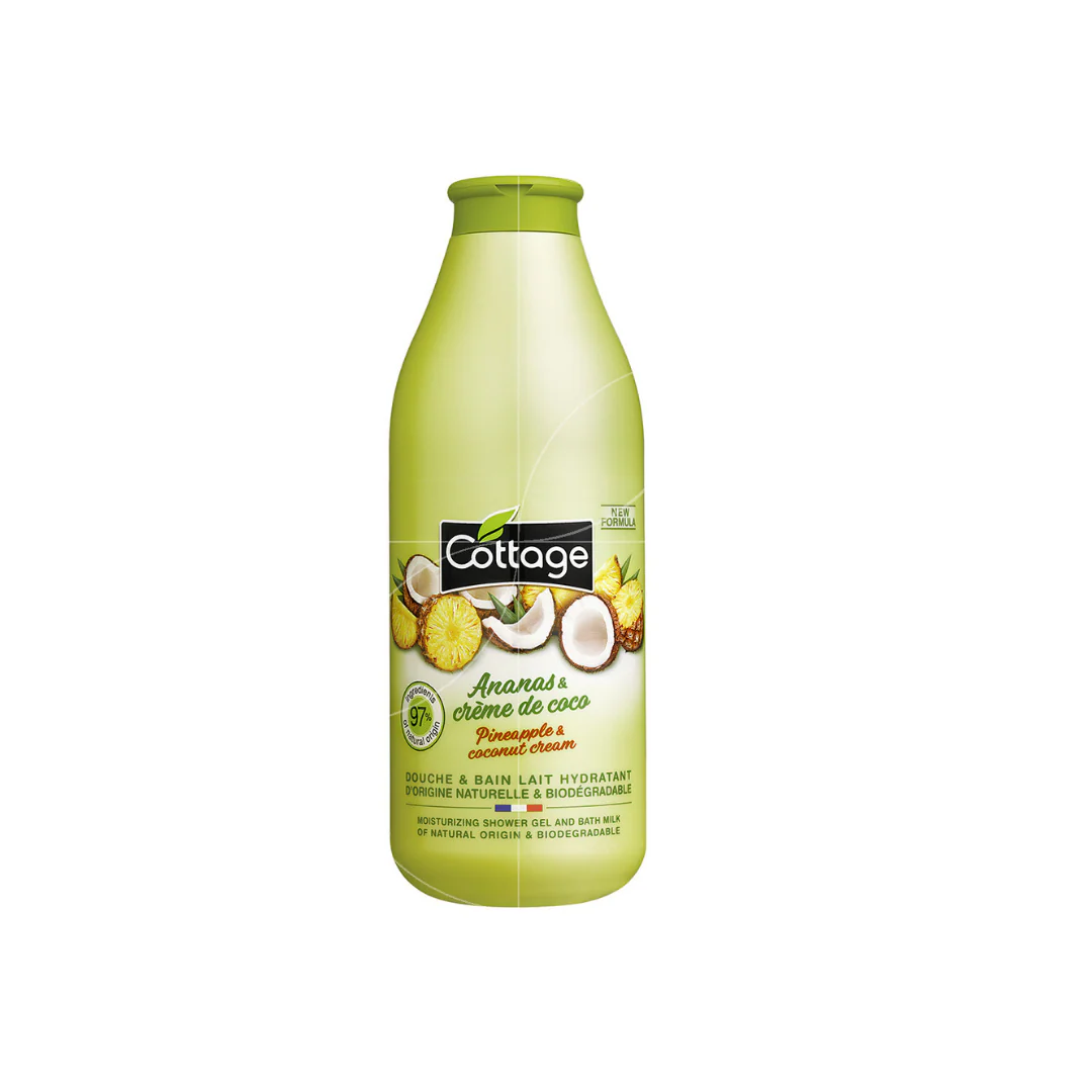 Shower Gel And Bath Milk Pineapple & Coconut Cream