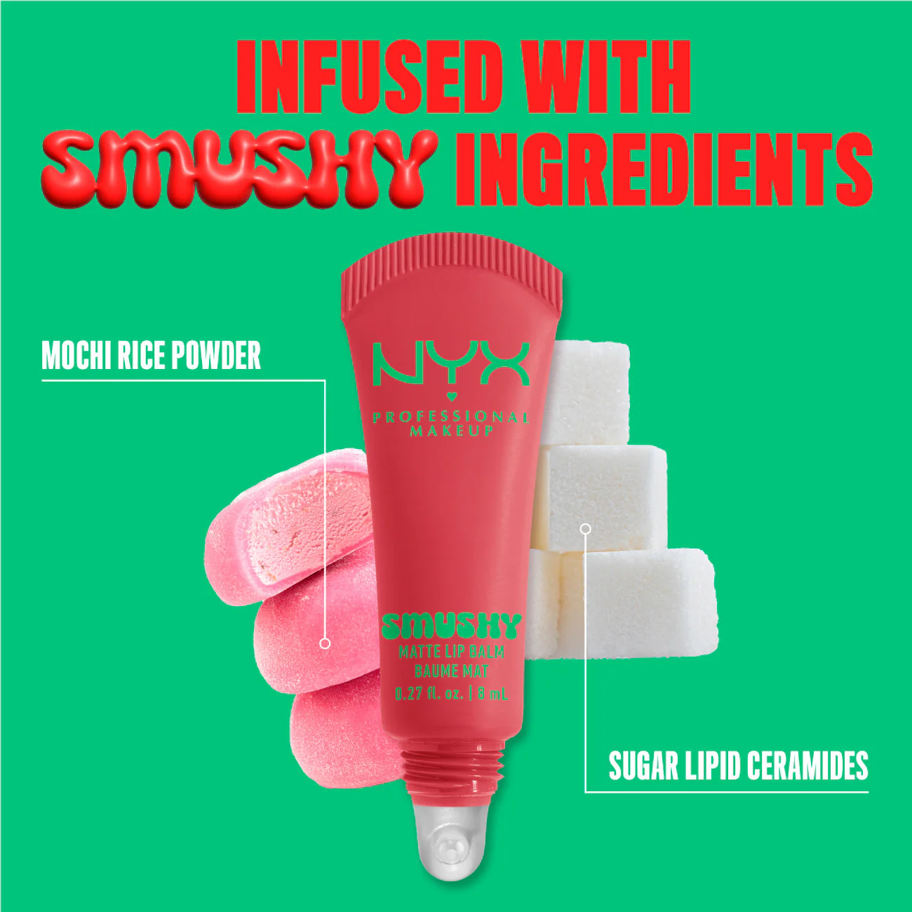 Smushy Matte Lip Balm, Soft Diffused Color, Matte Finish - Image 29