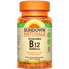 Sundown Sublingual Vitamin B12 60Cap
