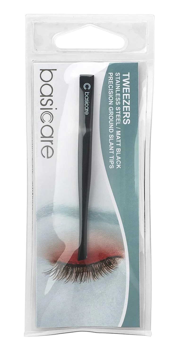 TWEEZER MATT BLACK 8.5CM