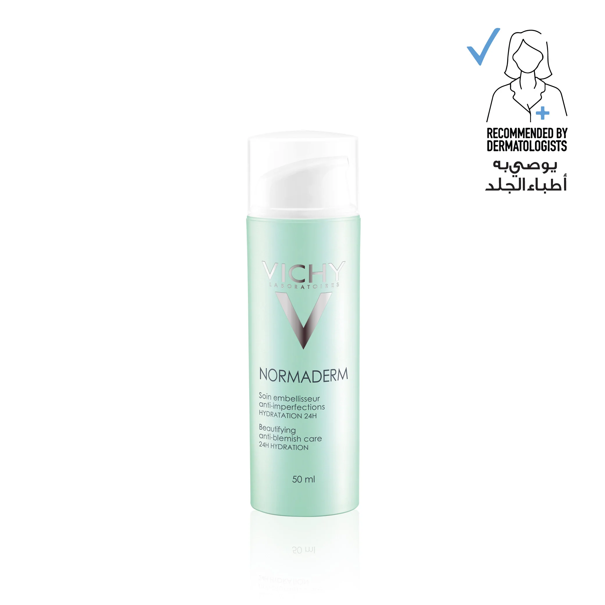 Vichy Normaderm Anti-blemish Corrective Care Cream for Oily/Acne Skin with Salicylic Acid